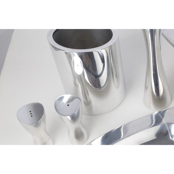 Nobe Silver Plated Set Vase Candle Holders Wine Rack Plates & Bowl Décor Holiday - Picture 9 of 16